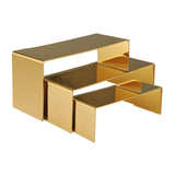 Maxbell 3 Pieces Purse Perfume Display Riser Stand for Home and Retail Shops Stylish Style A