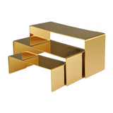 Maxbell 3 Pieces Purse Perfume Display Riser Stand for Home and Retail Shops Stylish Style A