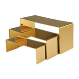 Maxbell 3 Pieces Purse Perfume Display Riser Stand for Home and Retail Shops Stylish Style A