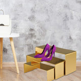 Maxbell 3 Pieces Purse Perfume Display Riser Stand for Home and Retail Shops Stylish Style A