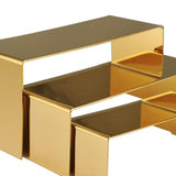 Maxbell 3 Pieces Purse Perfume Display Riser Stand for Home and Retail Shops Stylish Style A