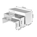 Maxbell 3 Pieces Purse Perfume Display Riser Stand for Home and Retail Shops Stylish Style D