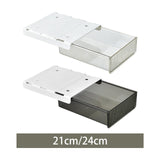 Maxbell Under Desk Drawer Style Storage Box Hidden Desktop Organizer for Desk School clear small