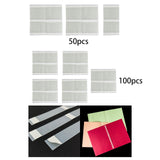 Maxbell Thermal Glue Strips Book Repair Tapes Book Binder Glues for Crafts Textbooks 50pcs