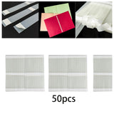 Maxbell Thermal Glue Strips Book Repair Tapes Book Binder Glues for Crafts Textbooks 50pcs