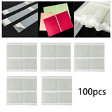 Maxbell Thermal Glue Strips Book Repair Tapes Book Binder Glues for Crafts Textbooks 100pcs