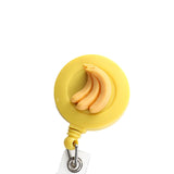 Maxbell ID Clip Reel Retractable Holder Flowers Badge for Volunteers Students Nurses Style B