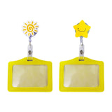 Maxbell Badge Holder Waterproof Student Teacher Doctor Coworkers Medical Card Holder flower