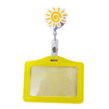 Maxbell Badge Holder Waterproof Student Teacher Doctor Coworkers Medical Card Holder flower