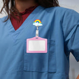 Maxbell Nurse Badge Card Holder Coworkers Office Gift Nurse Badge Holder rainbow