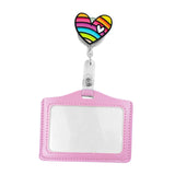 Maxbell Nurse Badge Card Holder Coworkers Office Gift Nurse Badge Holder colorful heart