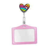 Maxbell Nurse Badge Card Holder Coworkers Office Gift Nurse Badge Holder colorful heart