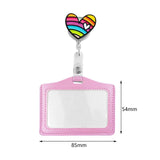 Maxbell Nurse Badge Card Holder Coworkers Office Gift Nurse Badge Holder colorful heart