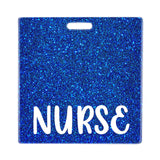 Maxbell Nurse Badge Card Holder Lightweight Durable Decorative Nurse Work Gift Navy Blue