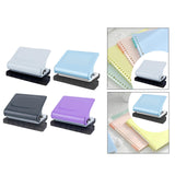 Maxbell 10 Holes Punch Heavy Duty Handheld Paper Punch for Files Folder Binding Crafts White