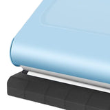 Maxbell 10 Holes Punch Heavy Duty Handheld Paper Punch for Files Folder Binding Crafts Blue