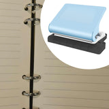 Maxbell 10 Holes Punch Heavy Duty Handheld Paper Punch for Files Folder Binding Crafts Blue