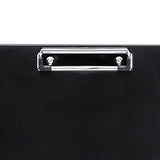 Maxbell Low Profile Clipboard with Storage A4 Size Clipboard Organizer for Home Black