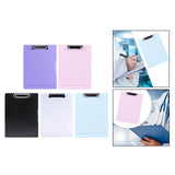 Maxbell Low Profile Clipboard with Storage A4 Size Clipboard Organizer for Home Black