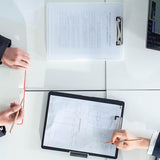 Maxbell Low Profile Clipboard with Storage A4 Size Clipboard Organizer for Home Black