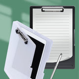 Maxbell Low Profile Clipboard with Storage A4 Size Clipboard Organizer for Home Black