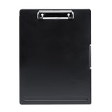 Maxbell Low Profile Clipboard with Storage A4 Size Clipboard Organizer for Home Black