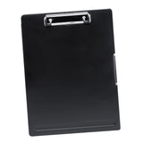 Maxbell Low Profile Clipboard with Storage A4 Size Clipboard Organizer for Home Black