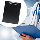 Maxbell Low Profile Clipboard with Storage A4 Size Clipboard Organizer for Home Black