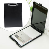 Maxbell Low Profile Clipboard with Storage A4 Size Clipboard Organizer for Home Black