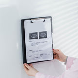 Maxbell Low Profile Clipboard with Storage A4 Size Clipboard Organizer for Home Black