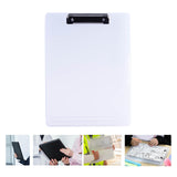 Maxbell Low Profile Clipboard with Storage A4 Size Clipboard Organizer for Home Clear