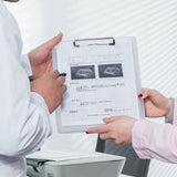 Maxbell Low Profile Clipboard with Storage A4 Size Clipboard Organizer for Home Clear