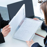 Maxbell Low Profile Clipboard with Storage A4 Size Clipboard Organizer for Home Clear