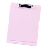 Maxbell Low Profile Clipboard with Storage A4 Size Clipboard Organizer for Home PInk