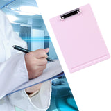 Maxbell Low Profile Clipboard with Storage A4 Size Clipboard Organizer for Home PInk