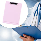 Maxbell Low Profile Clipboard with Storage A4 Size Clipboard Organizer for Home PInk