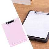 Maxbell Low Profile Clipboard with Storage A4 Size Clipboard Organizer for Home PInk