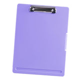 Maxbell Low Profile Clipboard with Storage A4 Size Clipboard Organizer for Home Violet