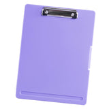 Maxbell Low Profile Clipboard with Storage A4 Size Clipboard Organizer for Home Violet