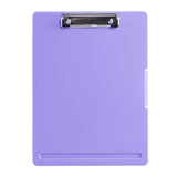 Maxbell Low Profile Clipboard with Storage A4 Size Clipboard Organizer for Home Violet