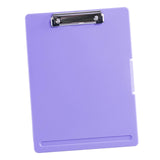 Maxbell Low Profile Clipboard with Storage A4 Size Clipboard Organizer for Home Violet