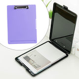 Maxbell Low Profile Clipboard with Storage A4 Size Clipboard Organizer for Home Violet