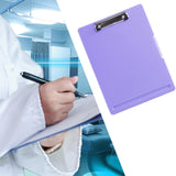 Maxbell Low Profile Clipboard with Storage A4 Size Clipboard Organizer for Home Violet