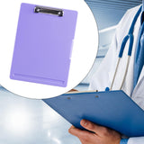 Maxbell Low Profile Clipboard with Storage A4 Size Clipboard Organizer for Home Violet