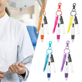 Maxbell Pen with Carabiner Clip Nurses Day Gift Multipurpose Shuttle Pen Retractable orange