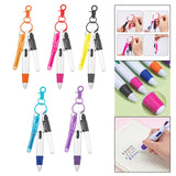 Maxbell Pen with Carabiner Clip Nurses Day Gift Multipurpose Shuttle Pen Retractable orange