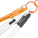 Maxbell Pen with Carabiner Clip Nurses Day Gift Multipurpose Shuttle Pen Retractable orange