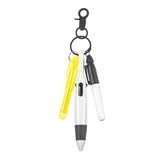Maxbell Pen with Carabiner Clip Nurses Day Gift Multipurpose Shuttle Pen Retractable yellow