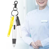 Maxbell Pen with Carabiner Clip Nurses Day Gift Multipurpose Shuttle Pen Retractable yellow