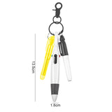 Maxbell Pen with Carabiner Clip Nurses Day Gift Multipurpose Shuttle Pen Retractable yellow